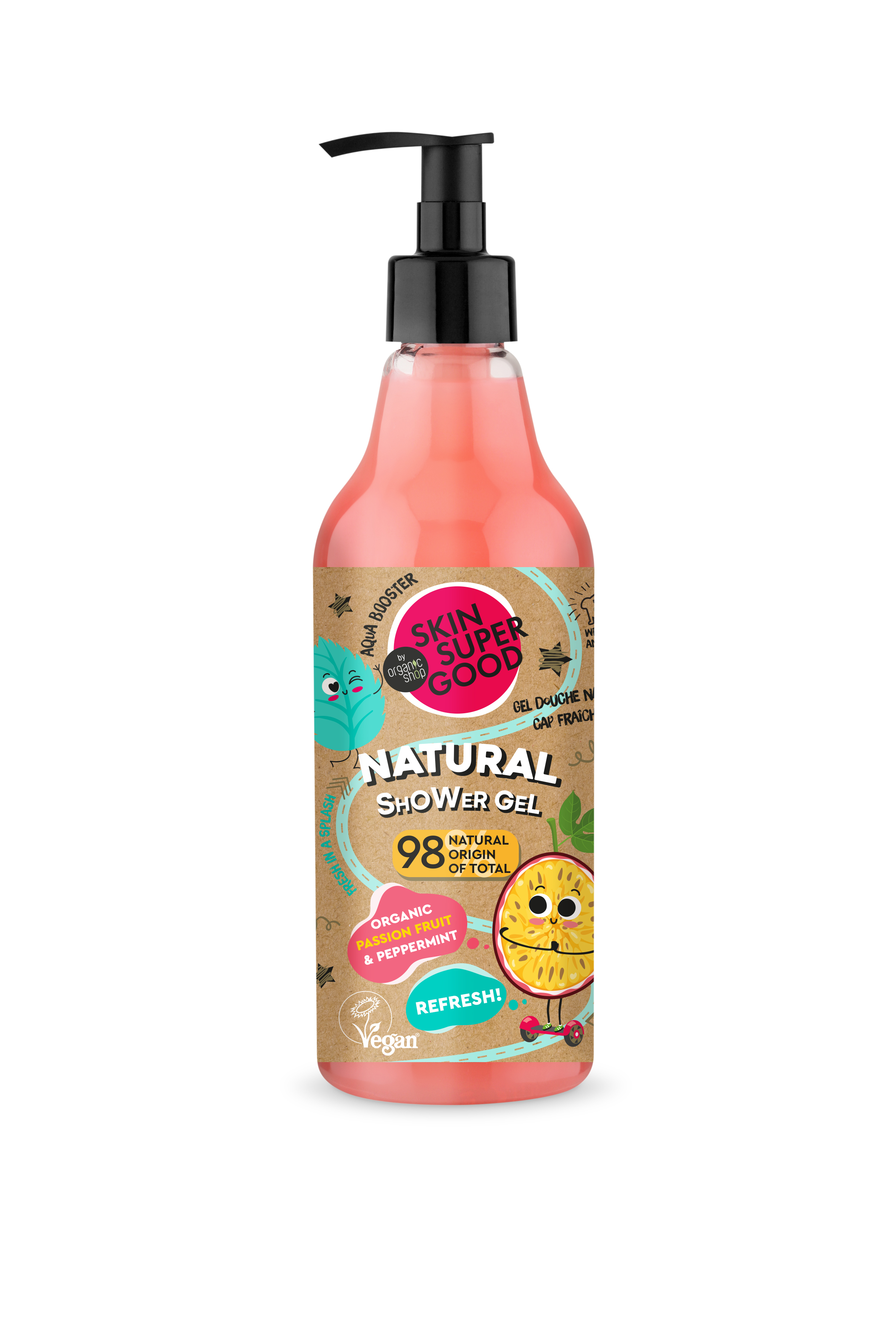 Natural shower clearance gel